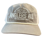 Anglers All Richardson Mesh Hat - 939 Light Loden - Stitched Logo