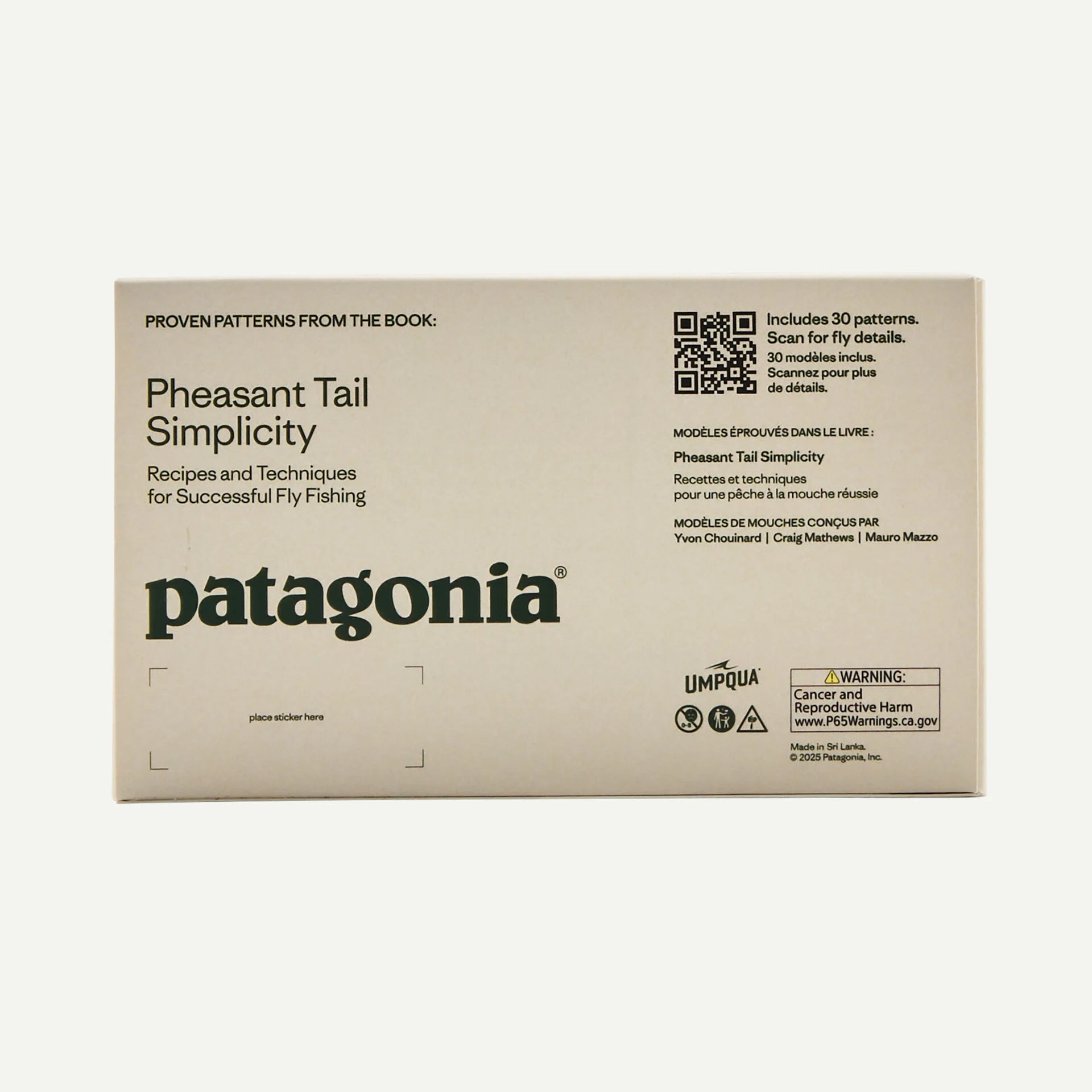 Patagonia Pheasant Tail Simplicity Fly Box