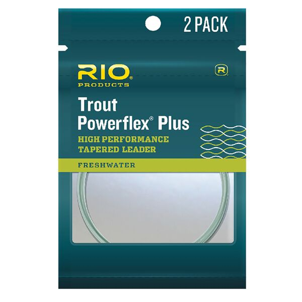 Rio Powerflex Plus Leader 2-Pack - 9'