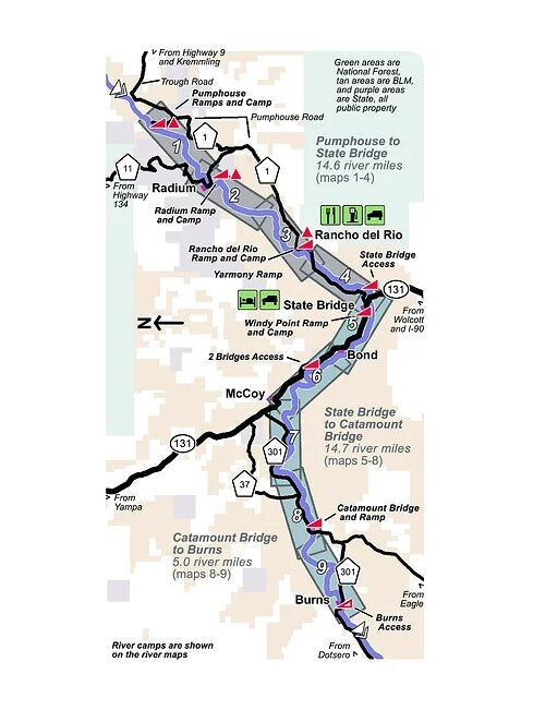 Troutmap River Maps Colorado - Colorado River