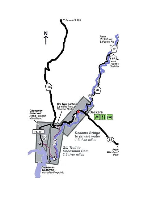 Troutmap River Maps Colorado - South Platte River