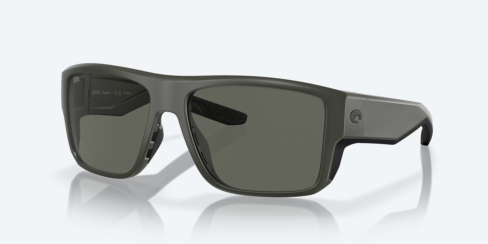 Costa Del Mar Taxman Sunglasses - Olive Matte Frame / Gray