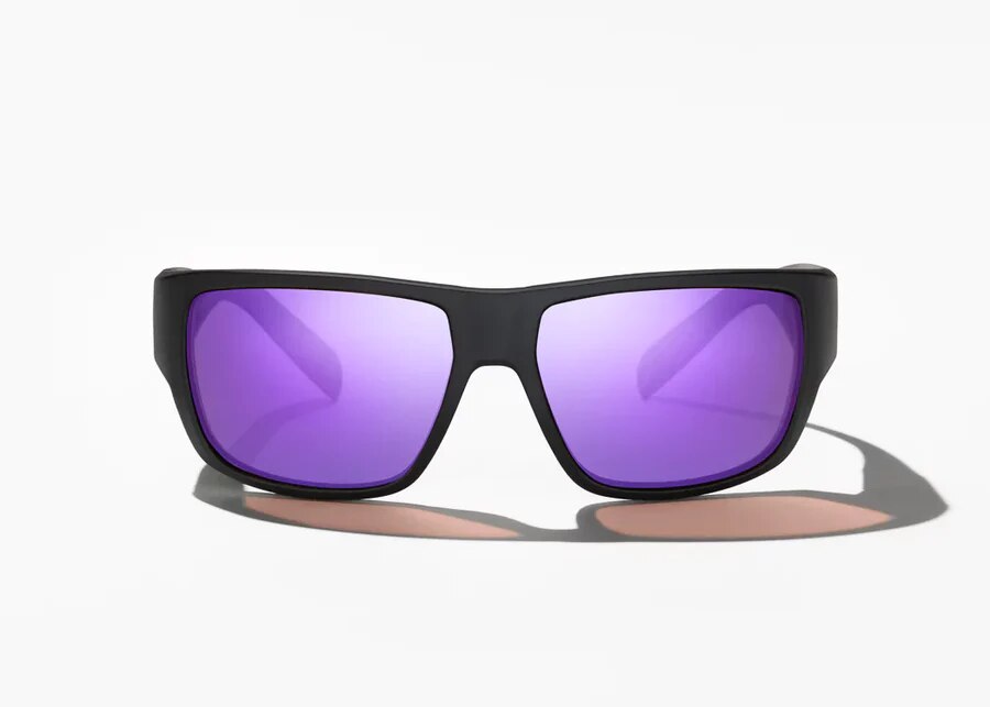 Bajío Piedra Sunglasses - Matte Black Frame / Violet Mirror  display picture 2