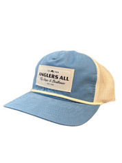 Anglers All Legion Blue/Cream Mesh Trucker Hat
