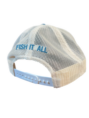 Anglers All Legion Blue/Cream Mesh Trucker Hat