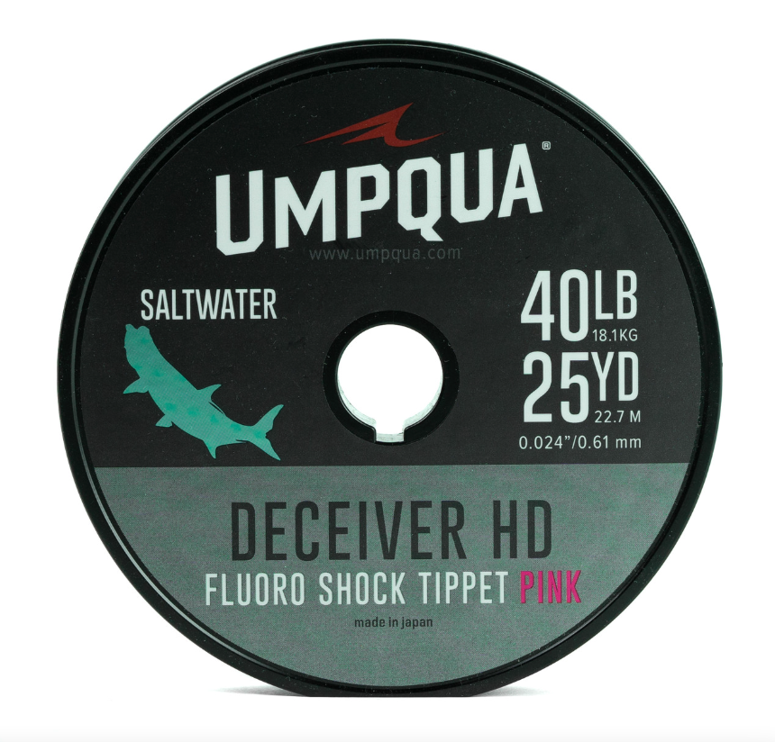 Umpqua Deceiver HD Saltwater Shock Fluorocarbon Tippet - Pink