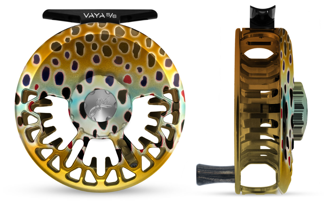 Abel Vaya 5/6 Fly Reel - Native Brown / Native Brown Drag Knob & Ebony Handle