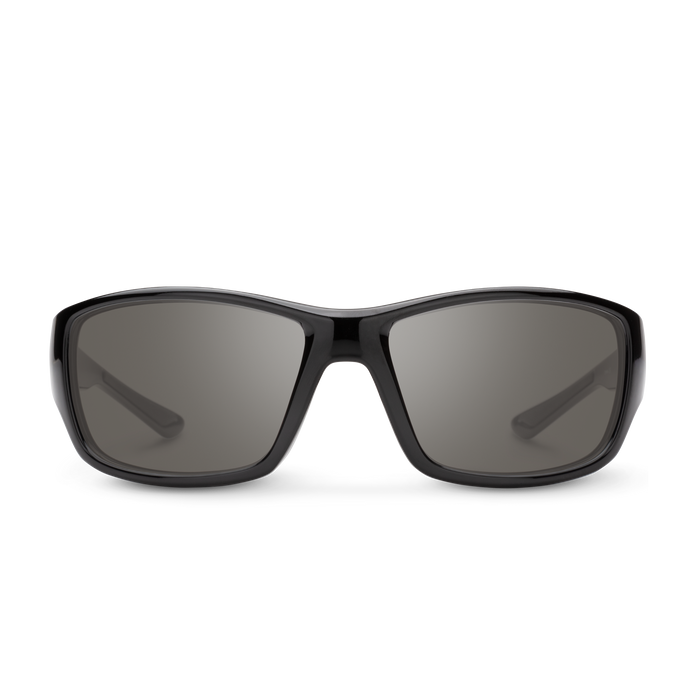 Suncloud Hull Sunglasses - Black + Polarized Gray