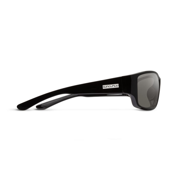 Suncloud Hull Sunglasses - Black + Polarized Gray
