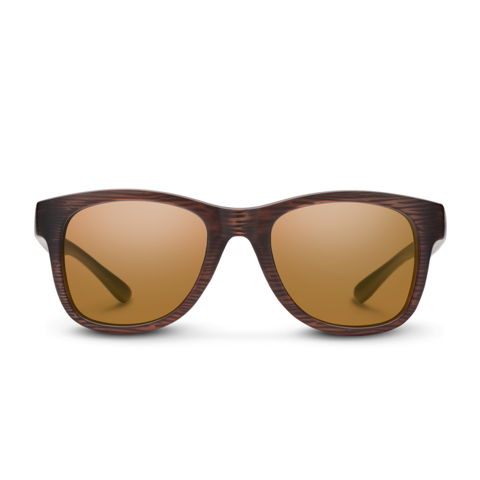 Suncloud Leeway Sunglasses - Matte Burnished Brown + Polarized Brown Lens