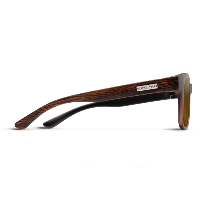 Suncloud Leeway Sunglasses - Matte Burnished Brown + Polarized Brown Lens