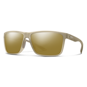 Smith Riptide Sunglasses - Matte Summit Crystal + ChromaPop Glass Polarized Bronze Mirror Lens