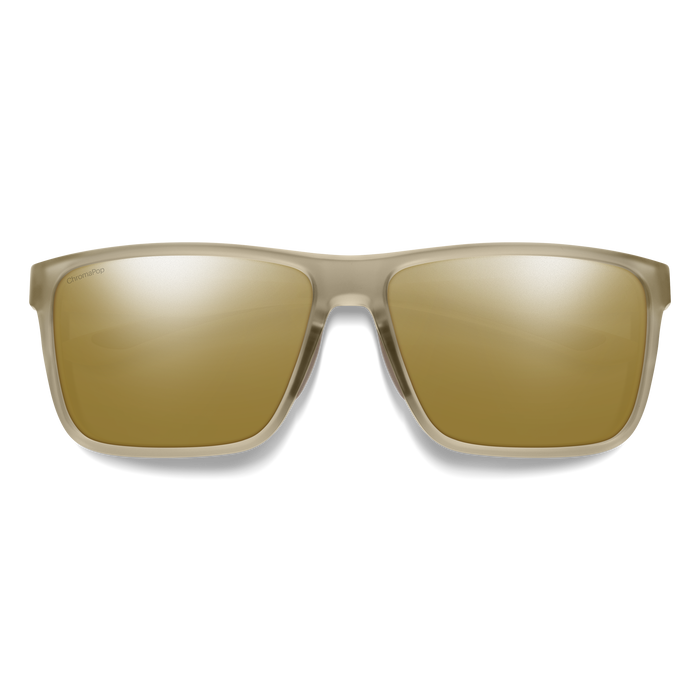 Smith Riptide Sunglasses - Matte Summit Crystal + ChromaPop Glass Polarized Bronze Mirror Lens