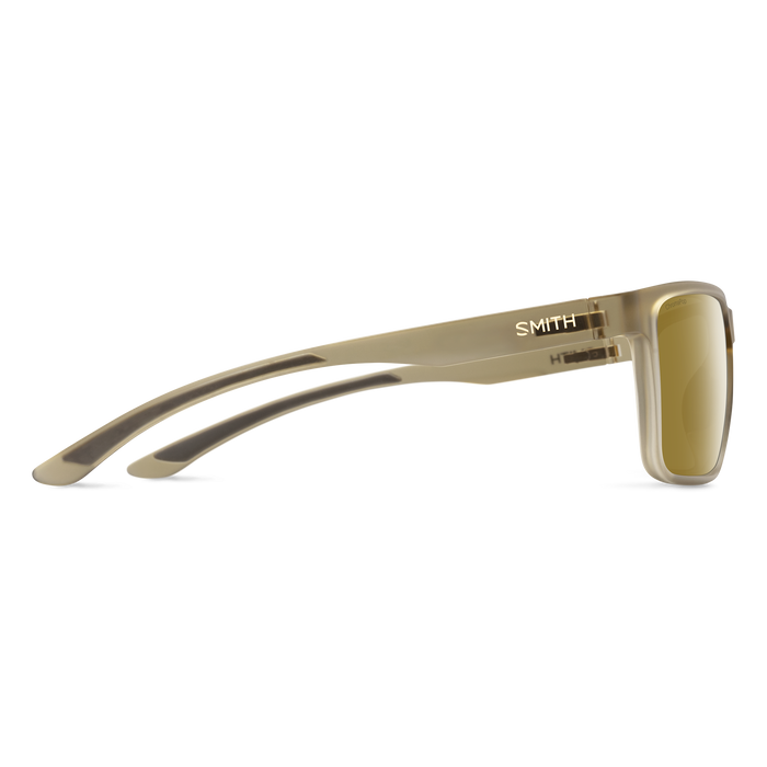 Smith Riptide Sunglasses - Matte Summit Crystal + ChromaPop Glass Polarized Bronze Mirror Lens