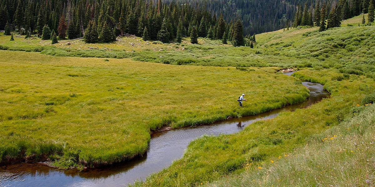 Ben and his horse Dean explore the Flat Tops with Budges Wilderness Lodge