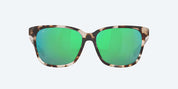 Costa Del Mar May Sunglasses - Shiny Tiger Cowrie Frame / Green Mirror Glass Lens