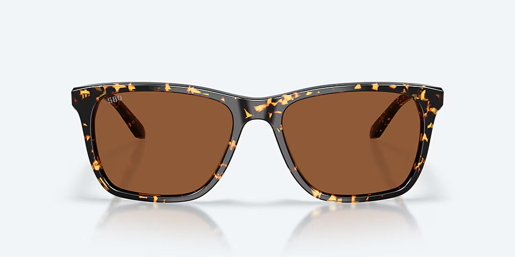 Costa Del Mar Gravels Sunglasses- Tortoise / Copper 580 Glass Lens
