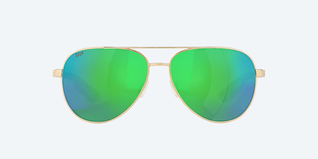 Costa Del Mar Peli Brushed Gold/Green Mirror 580G