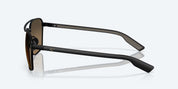 Costa Del Mar Wader Sunglasses - Satin Black Frame / Copper Gradient Polarized Glass Lens 580G
