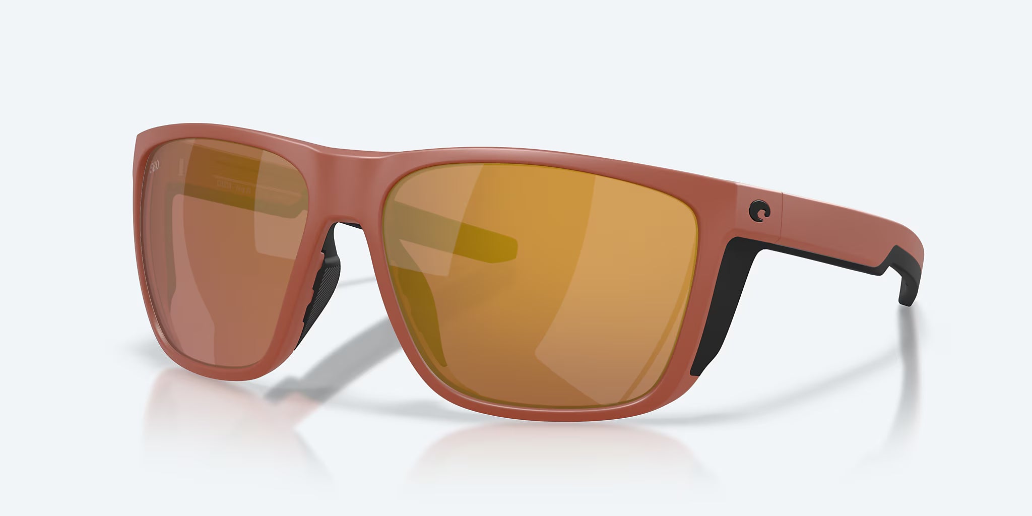 Costa Ferg XL Sunglasses - Matte Terra Cotta Frame with Gold Mirror Glass Lens 580G