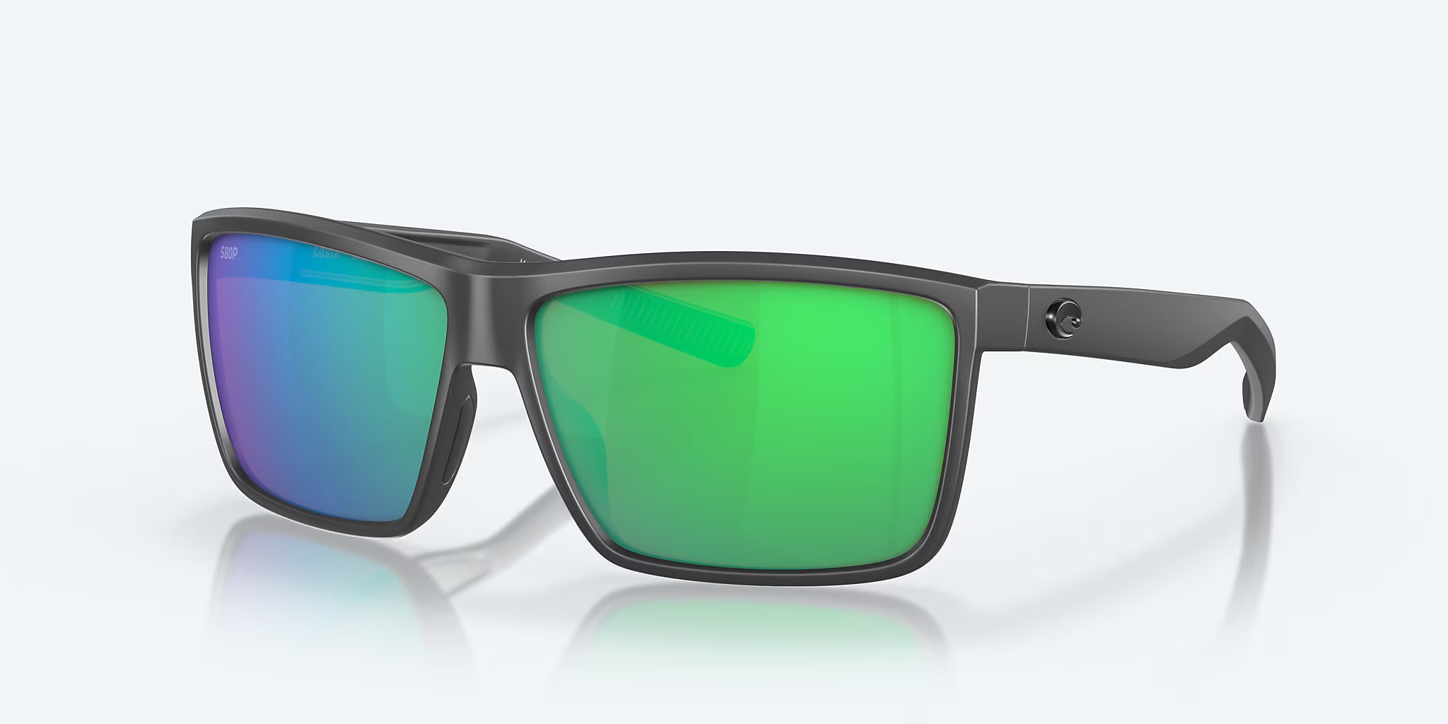 Costa Del Mar Rinconcito Sunglasses- Matte Grey / Green Mirror 580 Poly Lens