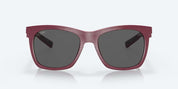 Costa Caldera Sunglasses - Net Plum Frame with Gray Polarized Glass Lenses