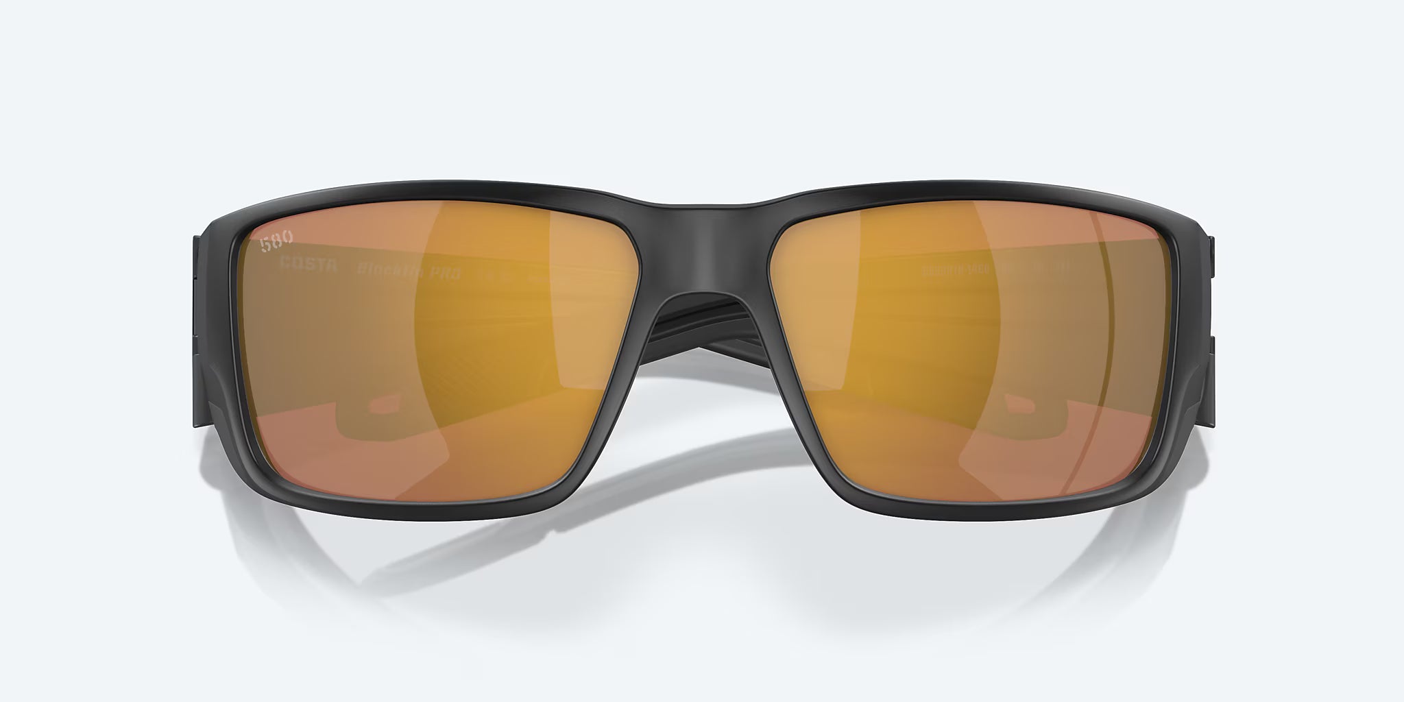 Costa Del Mar Blackfin Pro - Matte Black Frame / Gold Mirror Polarized Glass 580G Lens