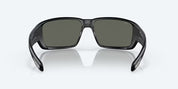 Costa Fantail Pro Sunglasses Matte Black Frame with Gray Silver Mirror Lens