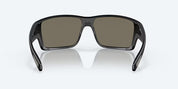 Costa Reefton Pro Sunglasses - Black Frame with Blue Mirror Glass Lens