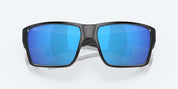 Costa Reefton Pro Sunglasses - Black Frame with Blue Mirror Glass Lens