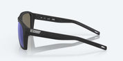 Costa Antille Sunglasses - Net Black Frame with Blue Mirror Glass Lens 580G