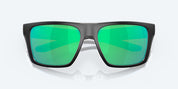 Costa Lido Sunglasses - Black Frame with Green Mirror Glass Lens