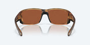 Costa Tuna Aley Pro Sunglasses - Matte Tortoise Frame with Green Mirror Glass Lens