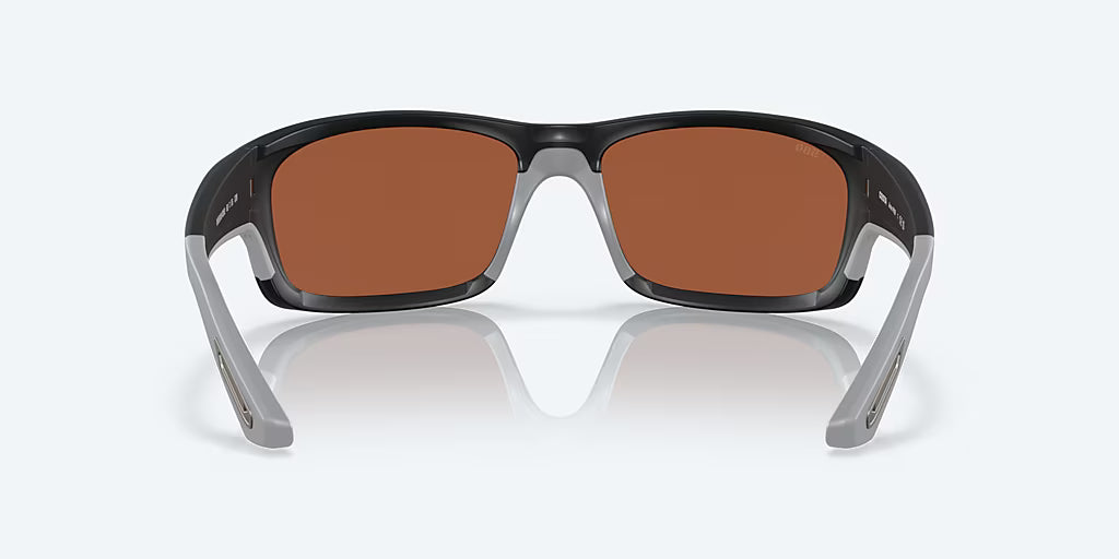 Costa Jose Pro Sunglasses - Matte Black Frame with Green Mirror Glass Lens