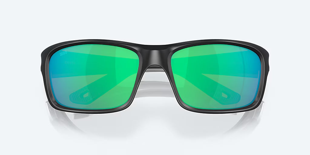 Costa Jose Pro Sunglasses - Matte Black Frame with Green Mirror Glass Lens