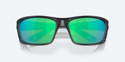 Costa Jose Pro Sunglasses - Matte Black Frame with Green Mirror Glass Lens