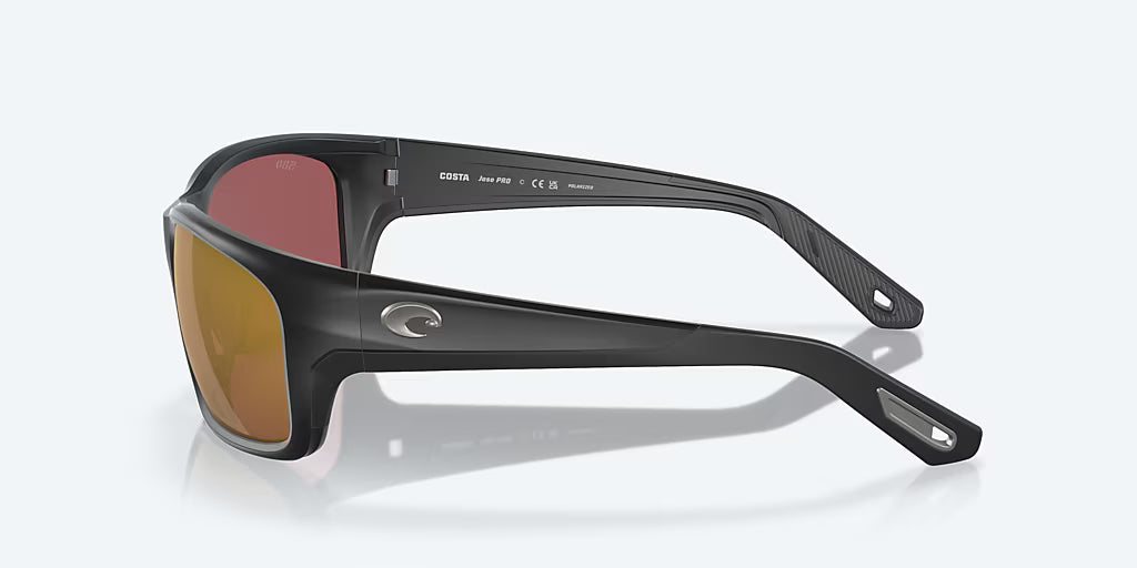Costa Jose Pro Sunglasses - Matte Black Fram with Gold Mirror Glass Lens