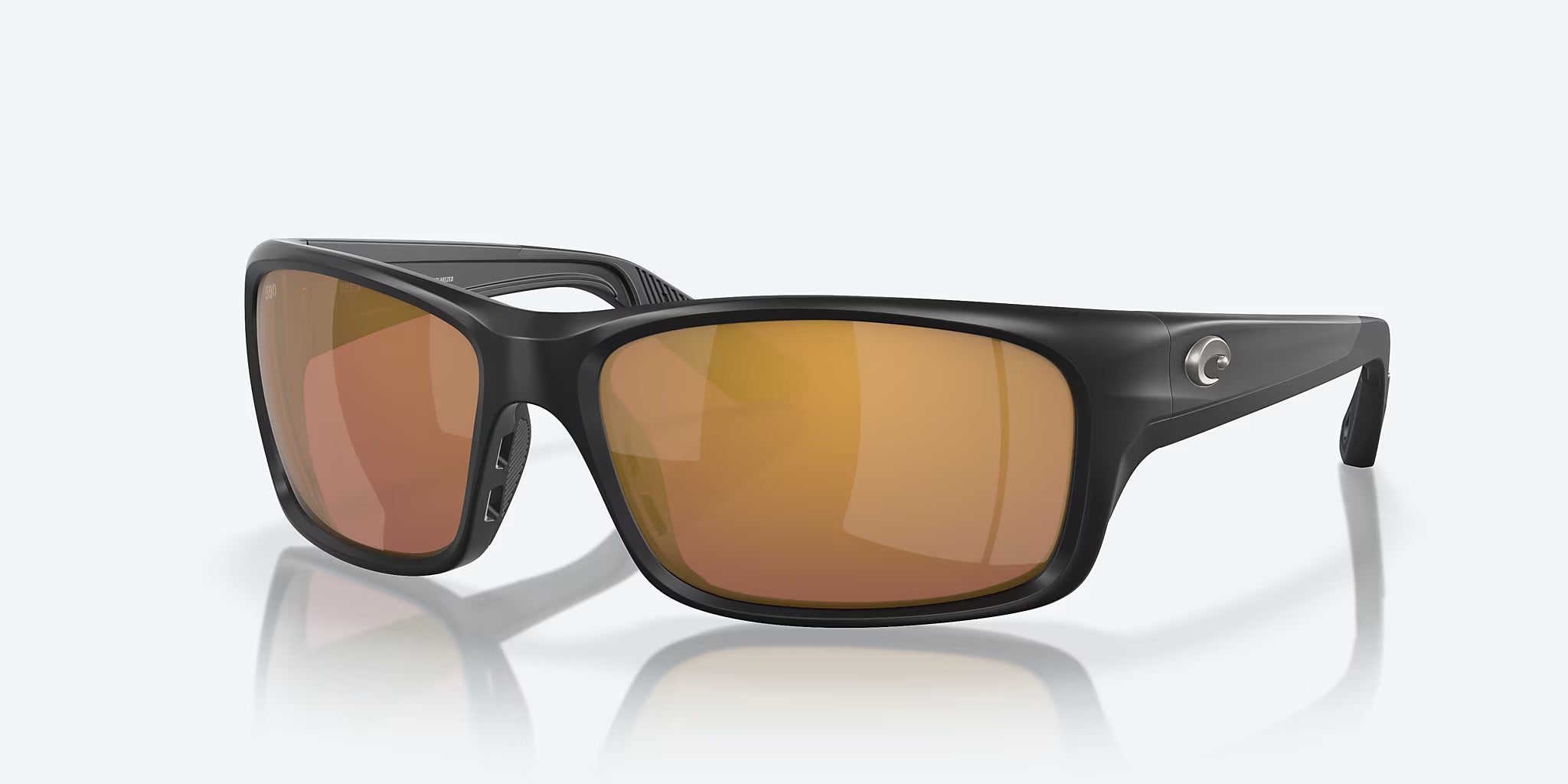 Costa Jose Pro Sunglasses - Matte Black Fram with Gold Mirror Glass Lens