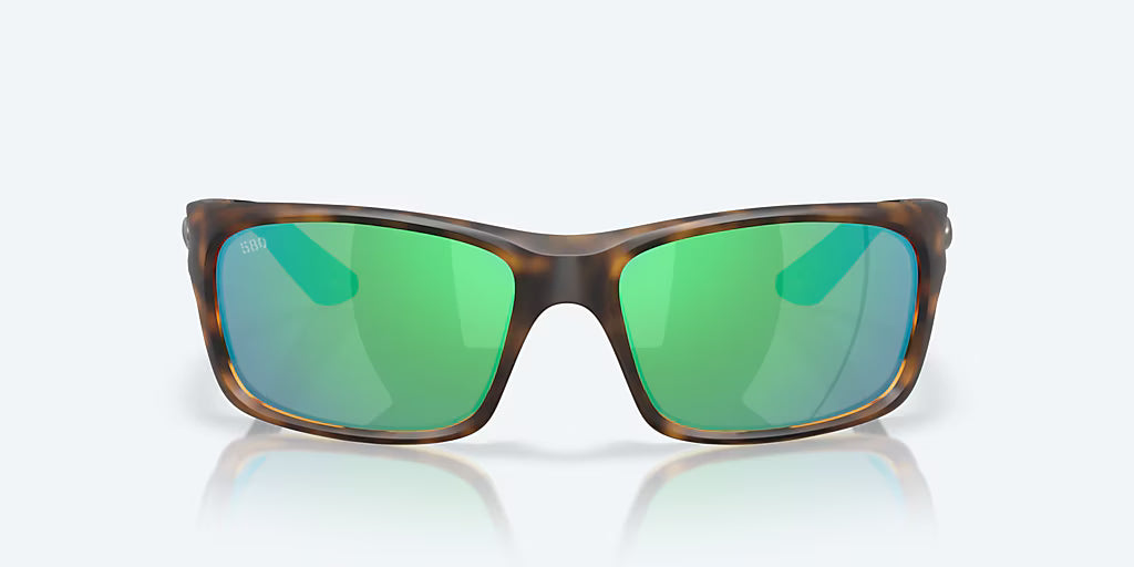 Costa Jose Pro Sunglasses - Matte Tortoise Fram with Green Mirror Glass Lens