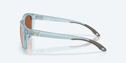 Costa Aleta Sunglasses - Translucent Silt Blue Frame / Copper Silver Mirror Poly Lens