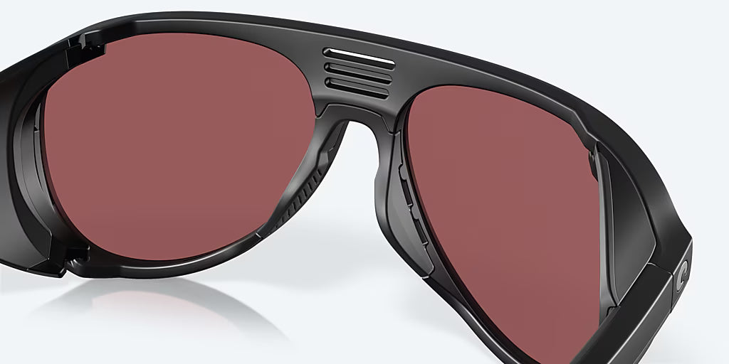 Costa Grand Catalina Sunglasses - Matte Black with Gold Mirror Polarized Glass