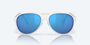 Costa Grand Catalina Sunglasses - Hull White Frame with Blue Mirror Glass Lens