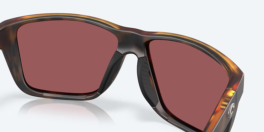 Costa Broadbill II Sunglasses - Matte Tortoise Frame with  Gold Mirror Polarized Glass Lens