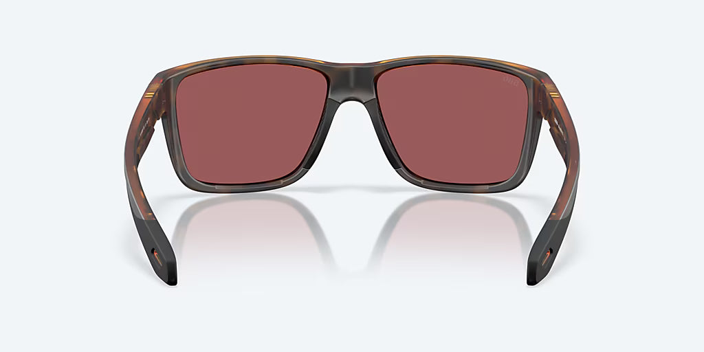 Costa Broadbill II Sunglasses - Matte Tortoise Frame with  Gold Mirror Polarized Glass Lens