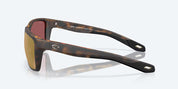 Costa Broadbill II Sunglasses - Matte Tortoise Frame with  Gold Mirror Polarized Glass Lens