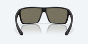 Costa Rincon II Sunglasses - Matte Black Frame with Blue Mirror Polarized Glass Lens