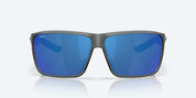 Costa Rincon II Sunglasses - Matte Smoke Crystal Frame with Green Mirror Glass Lens