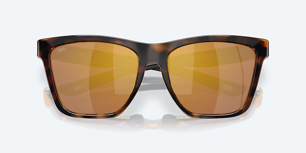 Costa Panga II Sunglasses - Tortoise Frame with Gold Mirror Lens