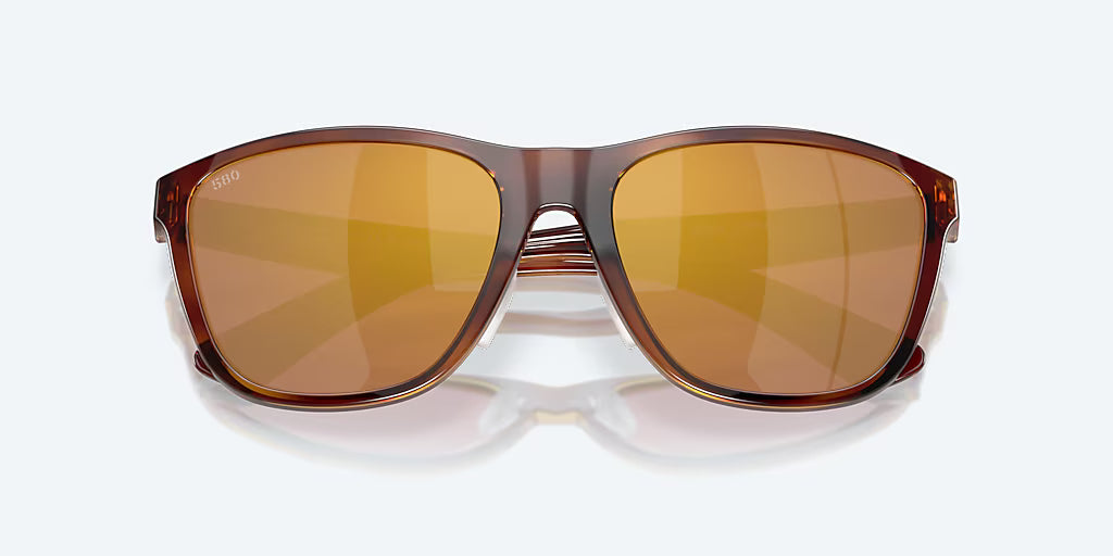 Costa Corrientes Sunglasses - Tortoise Frame with  Gold Mirror Polarized Glass Lens