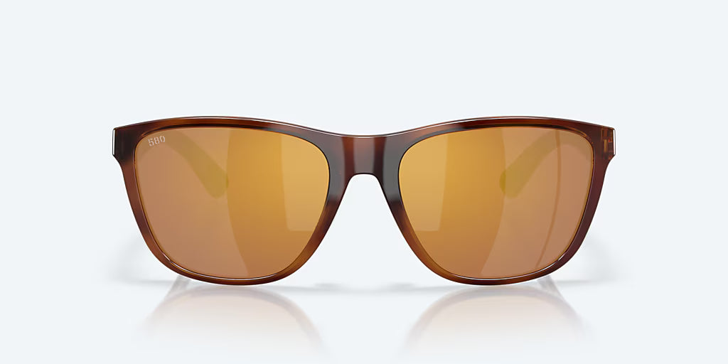 Costa Corrientes Sunglasses - Tortoise Frame with  Gold Mirror Polarized Glass Lens